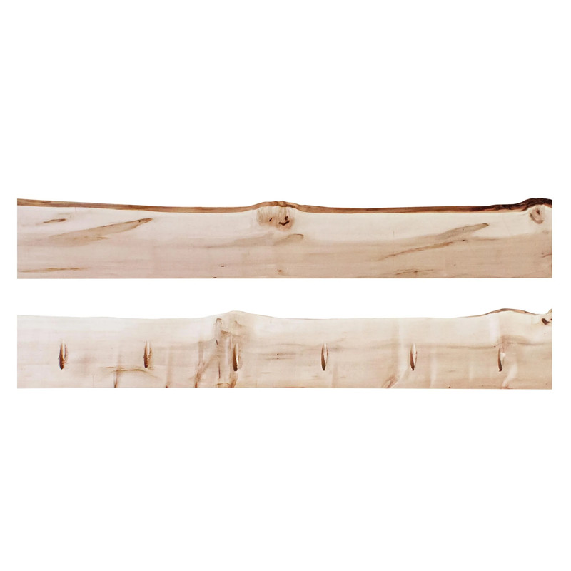 Timber Link Slab - Rustic Maple - 1-1/2" Thick - Types:Rustic Maple Live Edge - Length:4&apos;